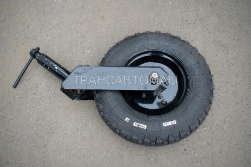 Колесо опорное 5.00х10 d=58 мм в сборе с кронштейном на щёточное оборудование (Минск) МТЗ